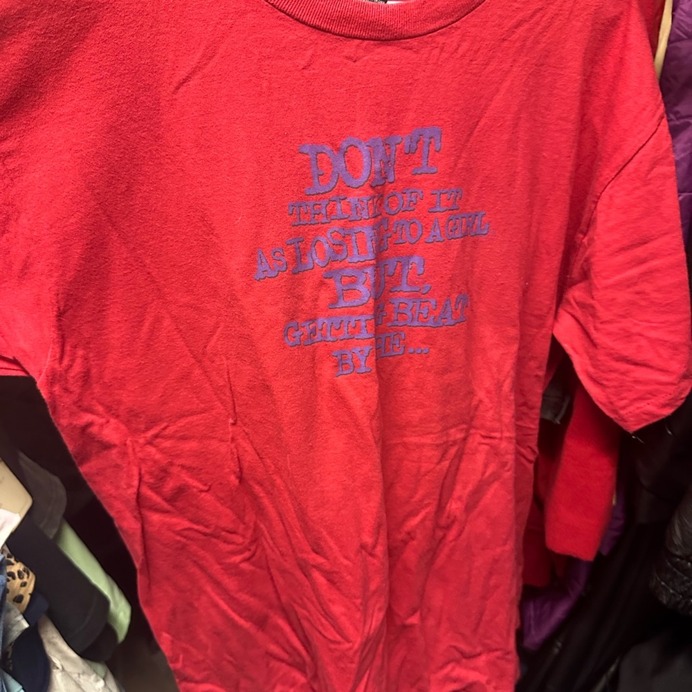 Red Graphic Short Sleeve Tee